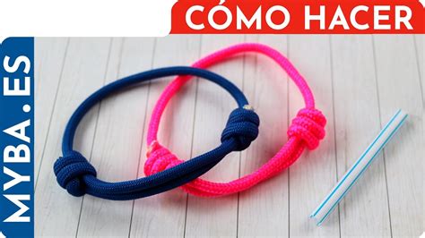 nudos corredizos pulseras|️EL MEJOR nudo corredizo para pulseras [PASO A PASO]